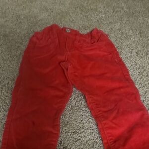 One 5 One Red Casual Corduroy Pants